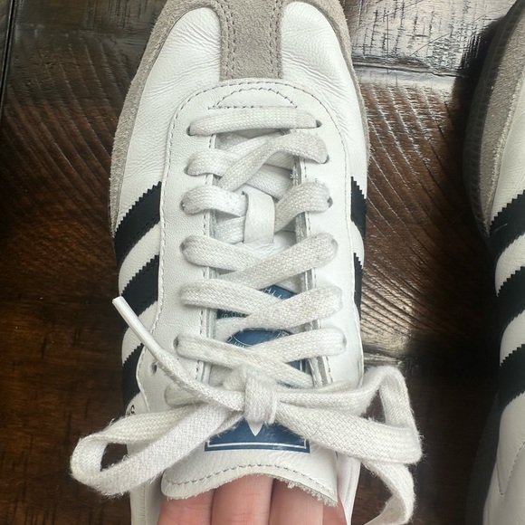 Adidas White and Black Classic Sneakers - Picture 9 of 10